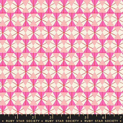 PREORDER MERRY HAPPY || Happy Hexie Lipstick || Cotton Quilting Fabric