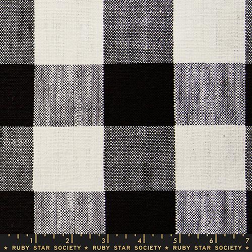 Sunshine Toweling || Checker Black || Half Yard