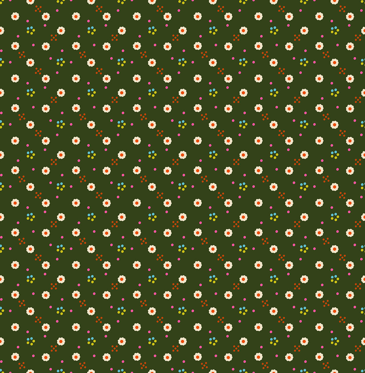 PREORDER 1-800-Calico || Bandana Mossy|| Cotton Quilting Fabric