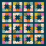 Joyful Stars Quilt KIT (Mystic Fable)