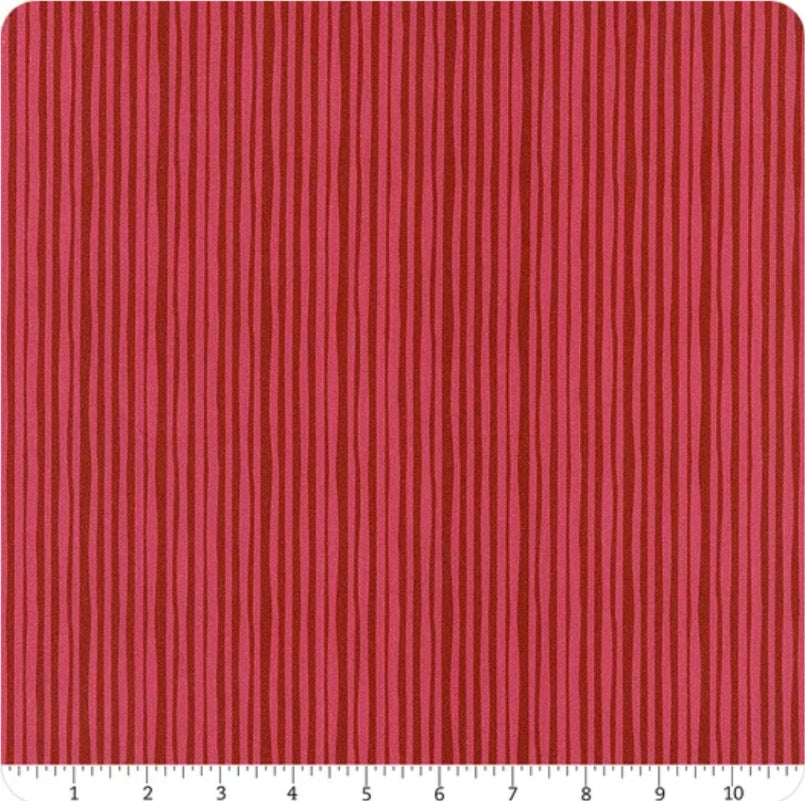 5-YARD BACKING Joyful June || Pink Stripes|| Cotton Quilting Fabric