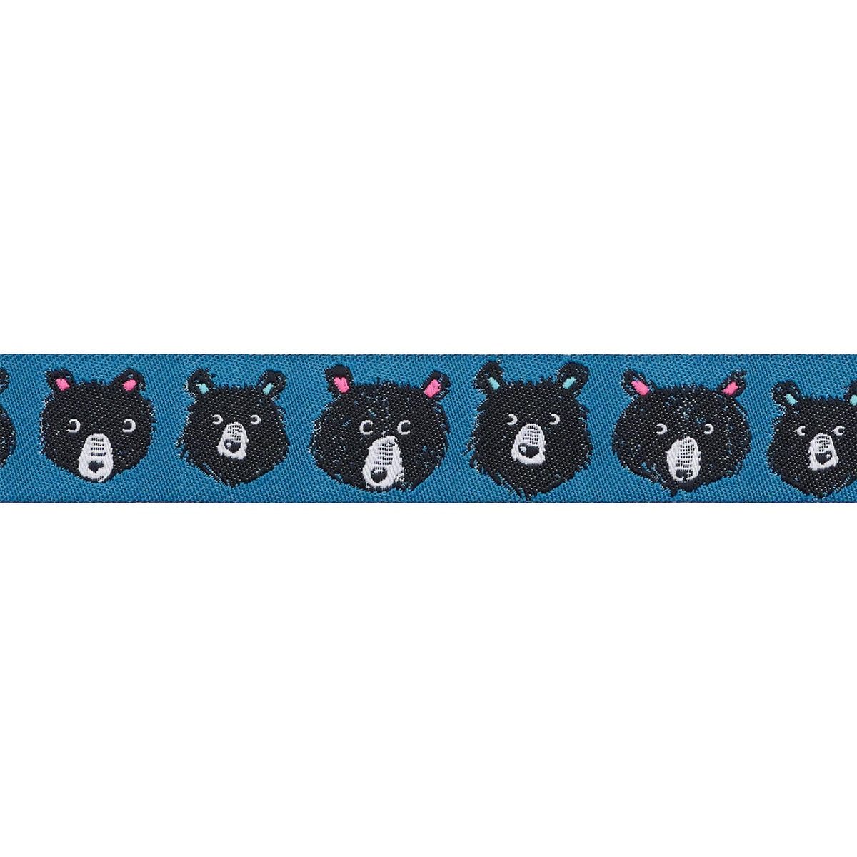 Designer Renaissance Ribbons: Teddy and the Bears in Thunder 7/8" BTY