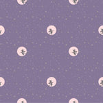 SPOOKY SCHOOLHOUSE || Starry Night Lilac || Cotton Quilting Fabric