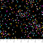 Dusk | Sprinkles Black Multi | Cotton Quilting Fabric