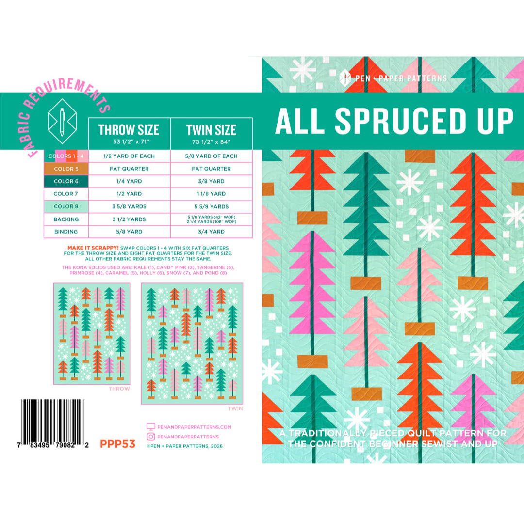 Preorder: All Spruced Up Merry Happy Quilt Kit