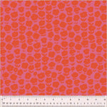 Ruby + Bee Blenders || Puffy Daisy Purple/Red || Cotton Quilting Fabric YARDAGE