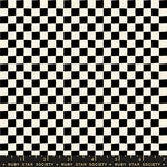 PREORDER 1-800-Calico || Block Print Black || Cotton Quilting Fabric