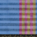 PREORDER Warp & Weft Daisy Days || Shoreline Blue || Woven Fabric