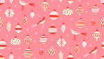 PREORDER MERRY HAPPY || Baubles Sorbet || Cotton Quilting Fabric