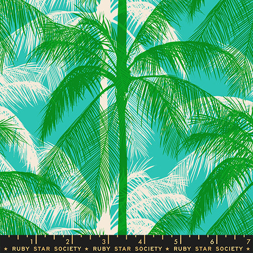 PREORDER Poolside Too || Poolside Palms Tropic || Cotton Quilting Fabric