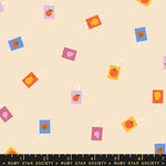 PREORDER Persimmon || Joosy Joose Shell || Cotton Quilting Fabric