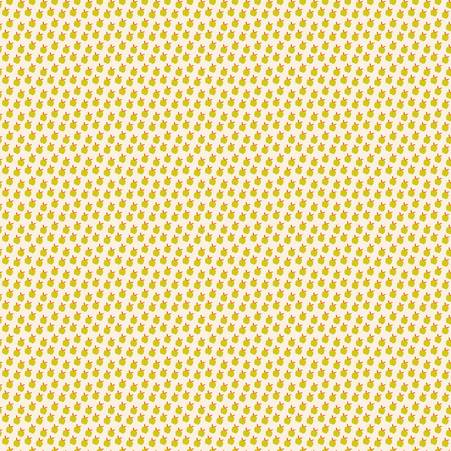 PREORDER Catnap || Apples Pistachio || Cotton Quilting Fabric