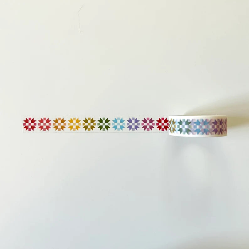 Rainbow Quilt Block 2.0 Washi Tape