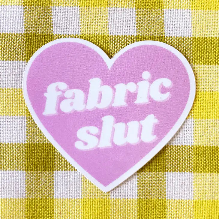 Fabric Slut Sewing Sticker