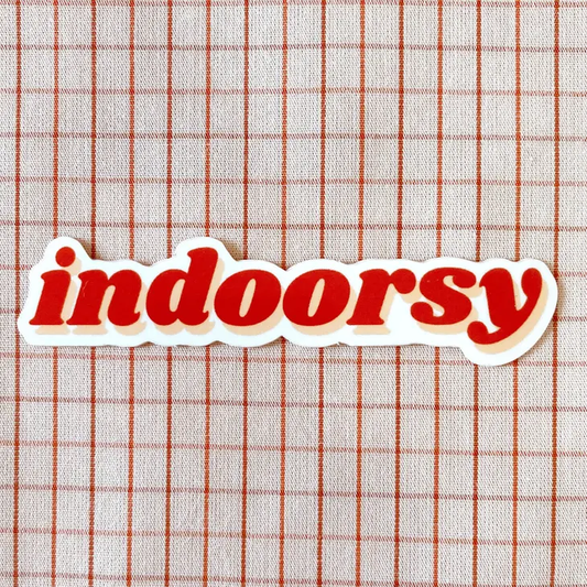 Indoorsy Vinyl Sticker