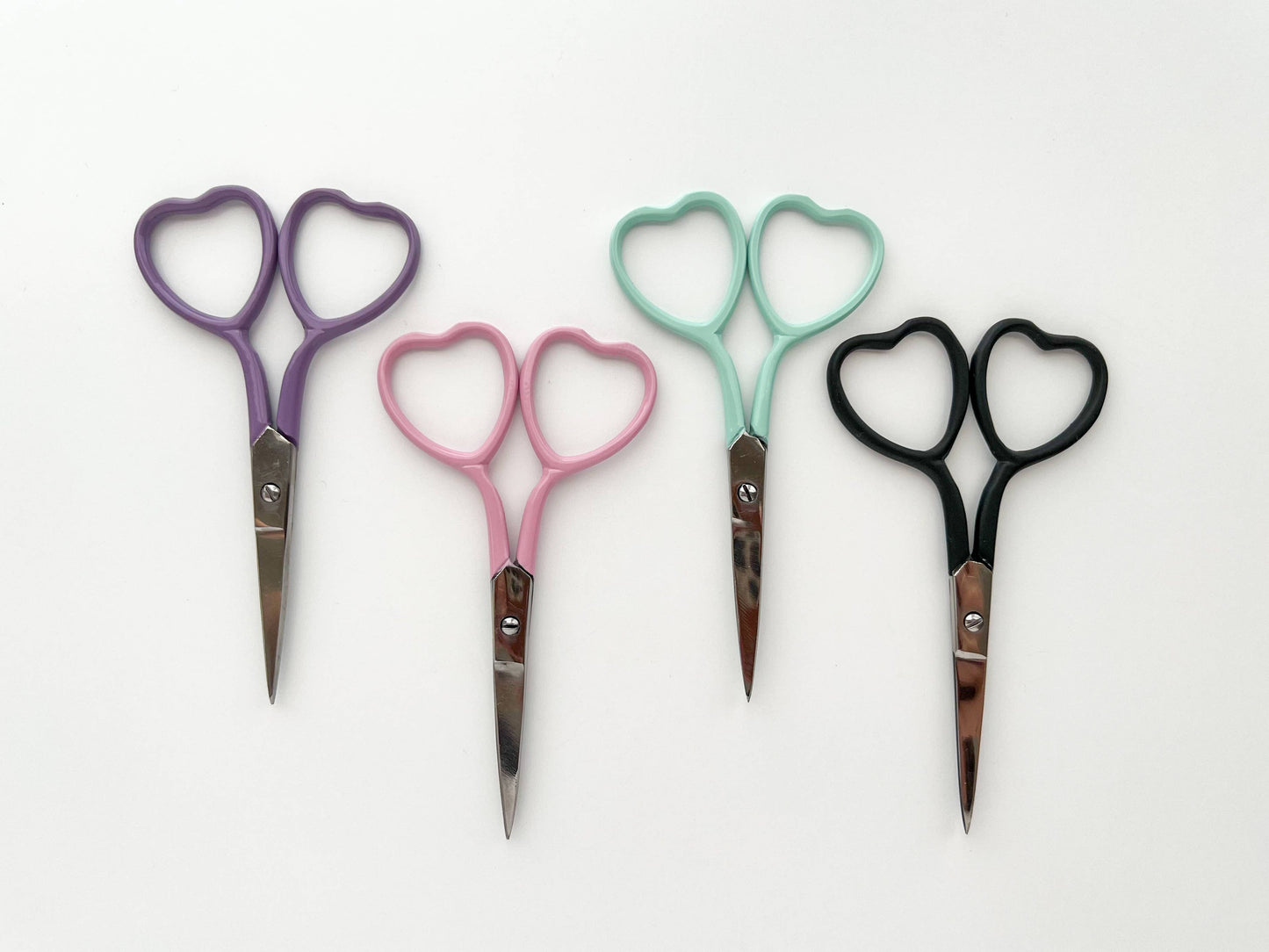 Heart Embroidery Scissors // Mint