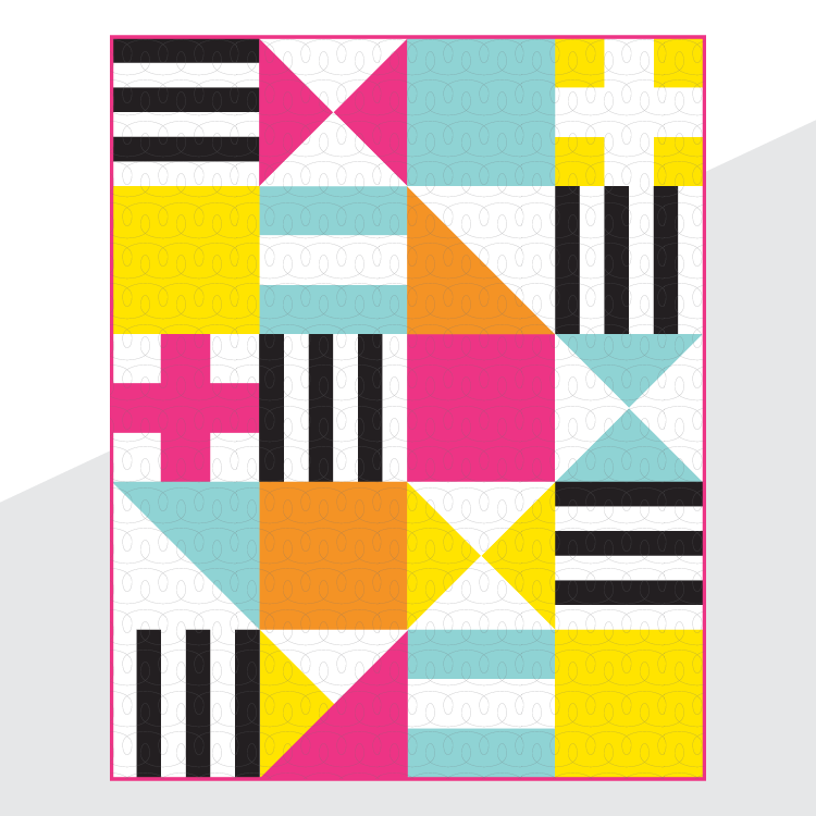 Block Party Quilt Pattern - Printed Booklet
