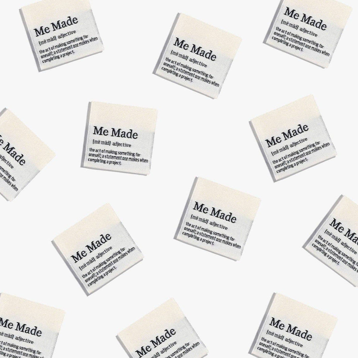 Me Made Definition Woven Sewing Labels | Box of 6 Labels