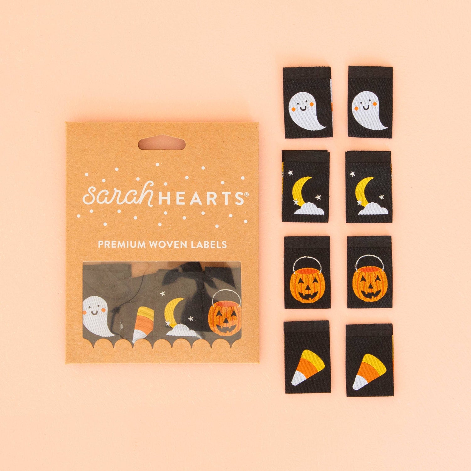 Halloween Icons Multipack Woven Labels