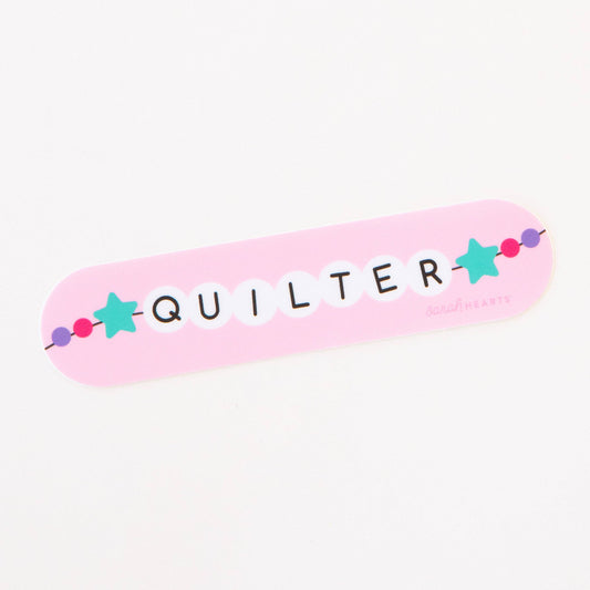 Quilter Friendship Bracelet Sticker