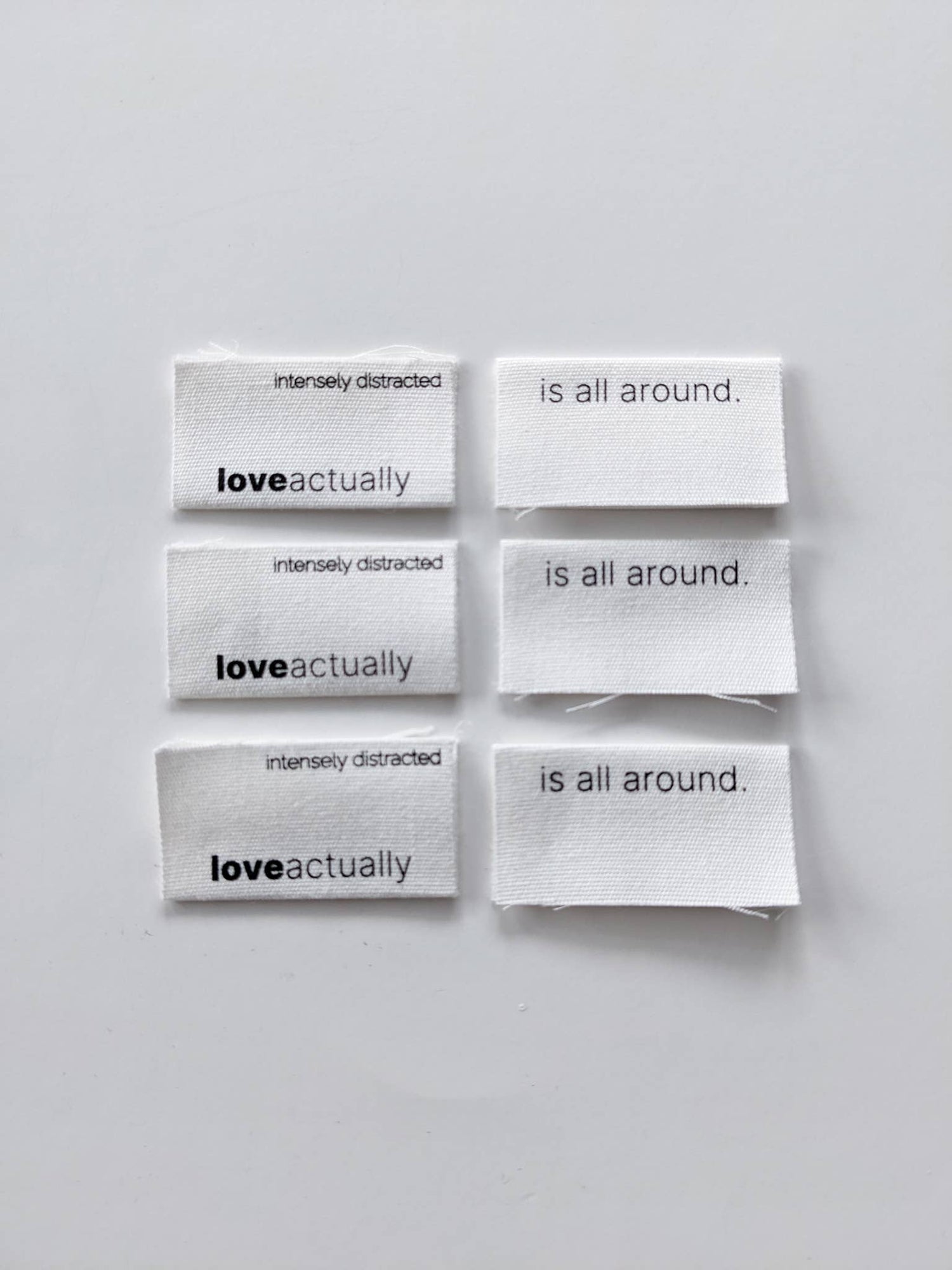 Love Actually is All Around | Cotton Luxe Labels