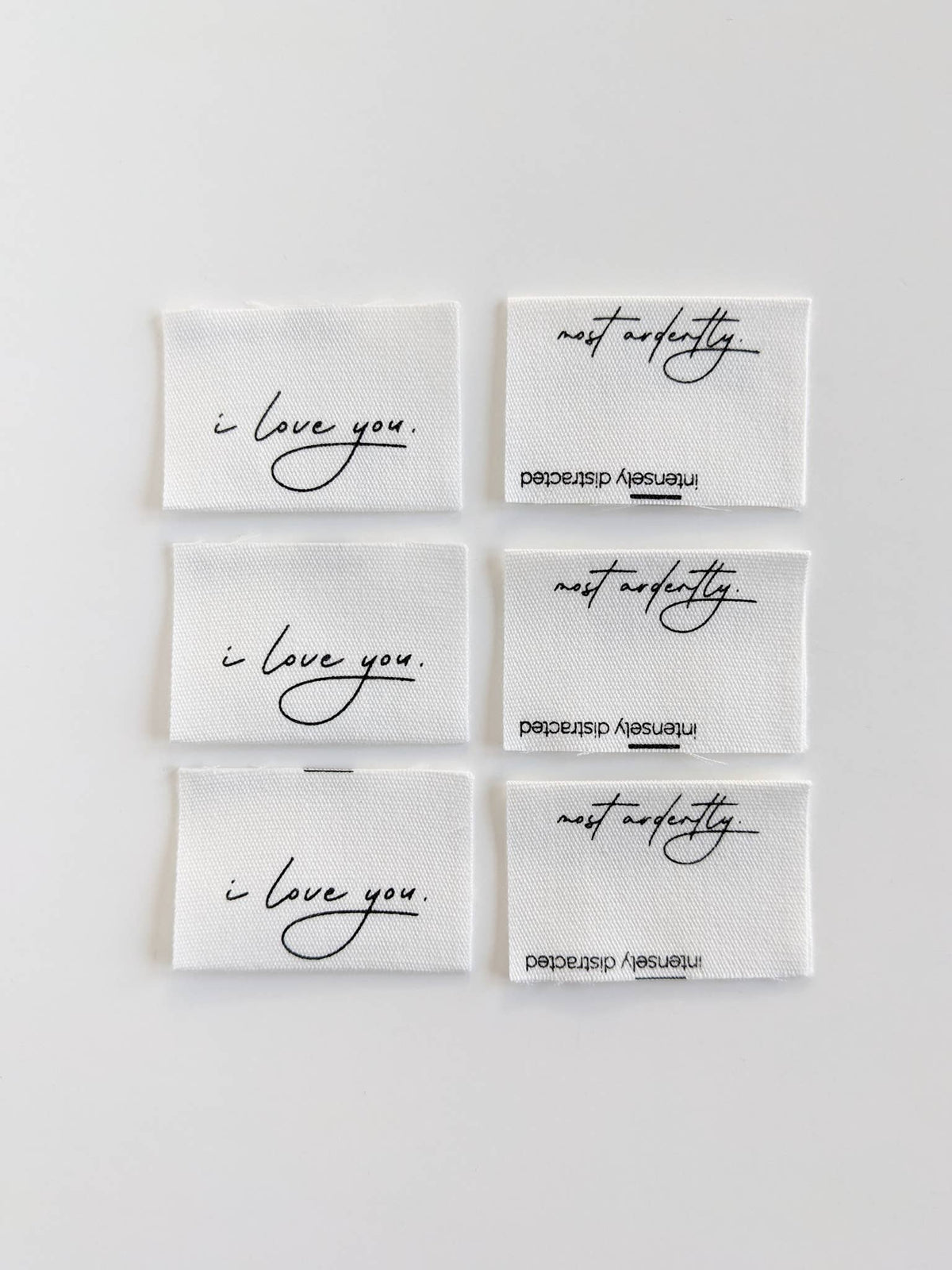 I Love You. Most Ardently. | Cotton Luxe Labels