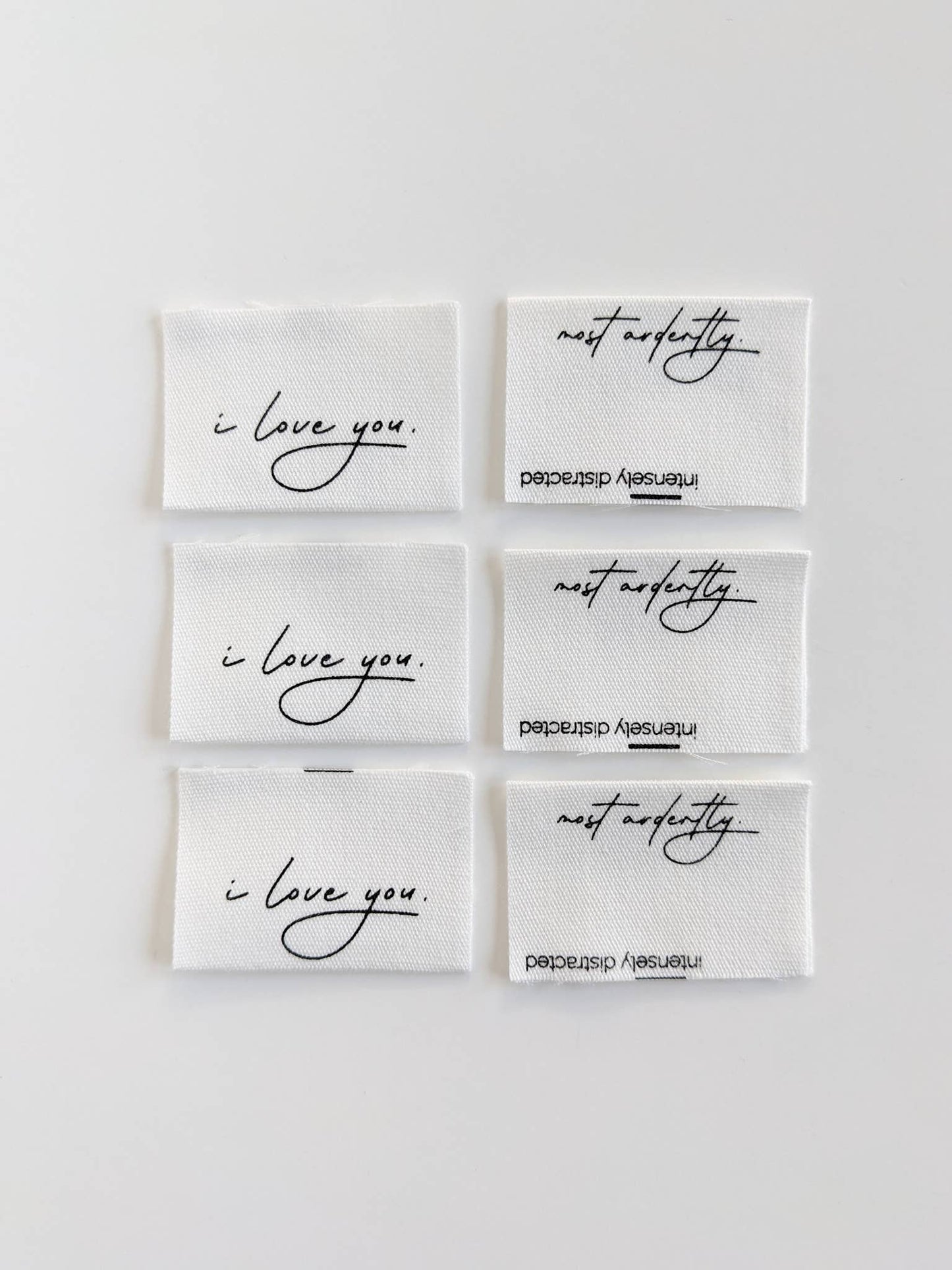 I Love You. Most Ardently. | Cotton Luxe Labels