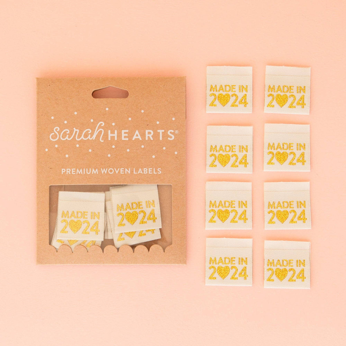 2024 Rozol Label Made in 2024 Metallic Gold Woven Labels – French Fry Quilt Company